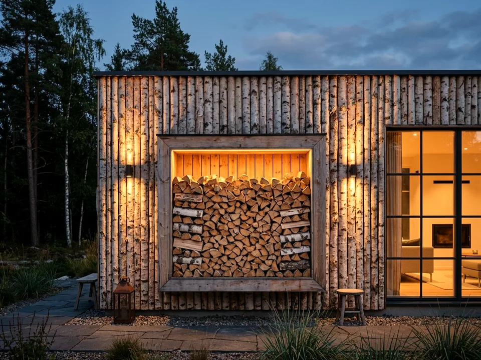 Круговая поленница holzhausen, Дорохово, улица Сосновая, 27